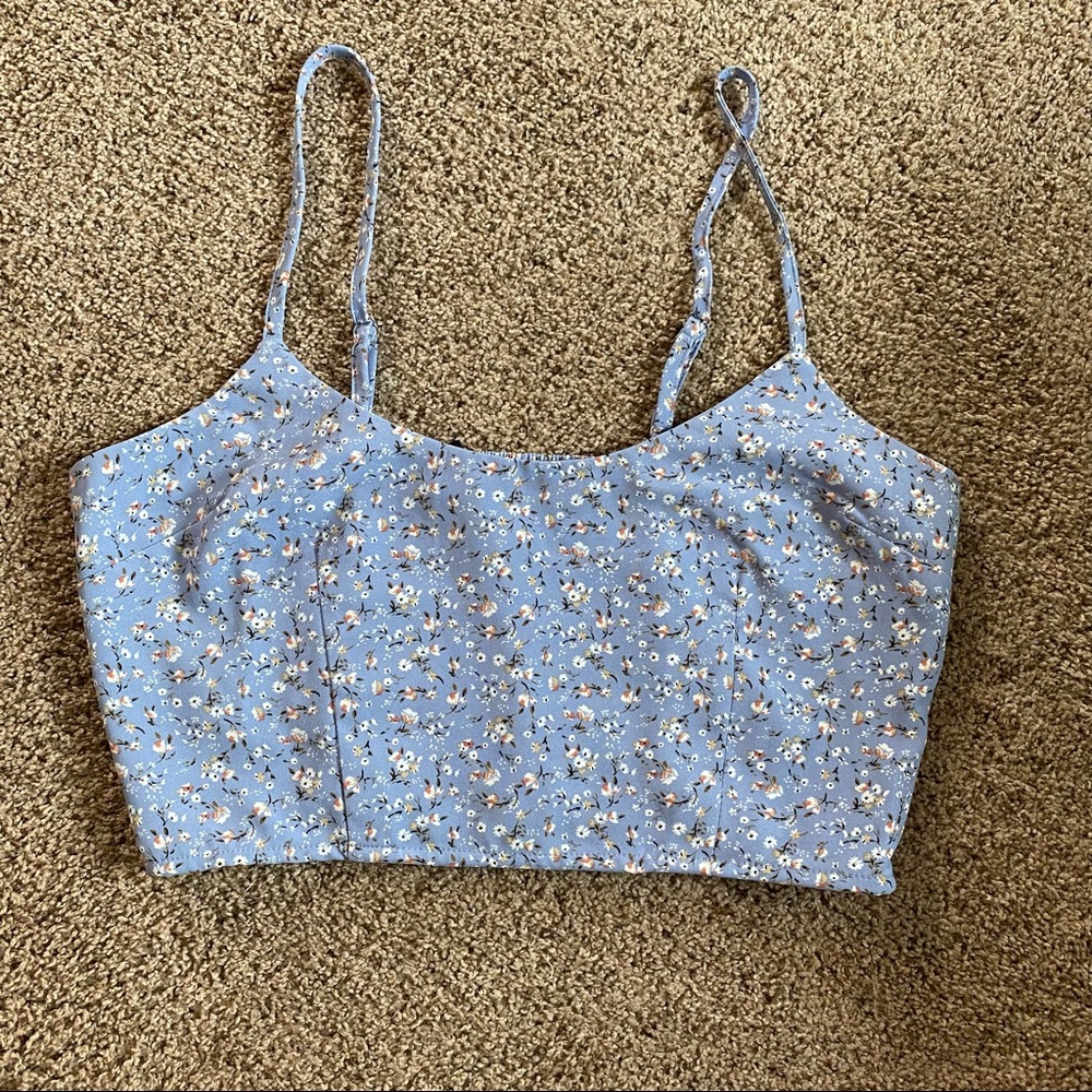 Floral Coquette Tank